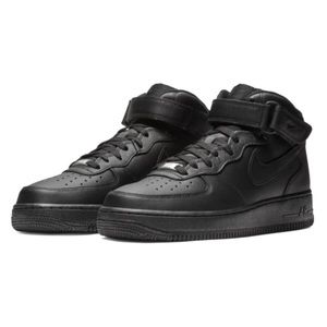 Nike kids Black Mid Air Force 1s EUC